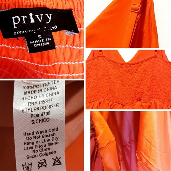 Final Price PRIVY MULTICOLOR MAXI DRESS SIZE S - Picture 3 of 7